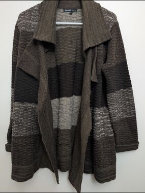 Berretti Made in Italy Waterfall Cardigan Wool Blend– Size M